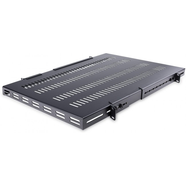 ADJSHELFHDV, Metal, Steel Shelf 27.600" L x 17.600" W x 1.800" H (701.04mm x 447.04mm x 45.72mm) Black