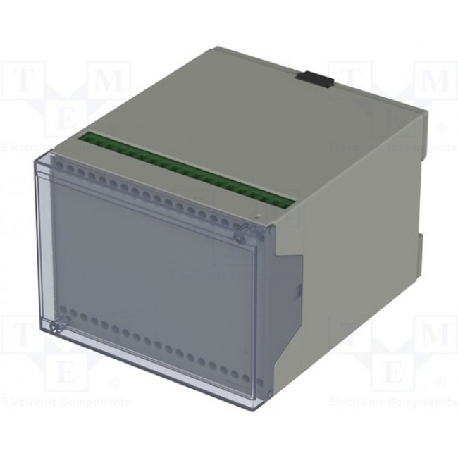 CN 100 AK, Enclosure: for DIN rail mounting; Y: 109mm; X: 100mm; Z: 75mm; ABS