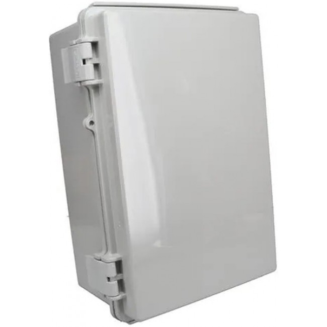 NBF-32316, Light Gray ABS Wall Mount NEMA Box - External 11.99 x 7.99 x 5.22 Inches - Internal 11.01 x 7.02 x 4.62 Inches