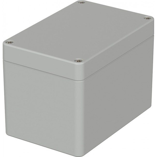 02226094, Euromas Series Light Grey Polycarbonate V0 Enclosure, IP65, IK07, Light Grey Lid, 120 x 80 x 85mm