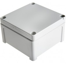 TA 111107 ENCLOSURE, TEMPO Series Grey ABS Enclosure, IP65, Grey Lid, 110 x 110 x 65mm