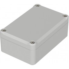 63208000 ET 208, Euromas II Series Light Grey ABS Enclosure, IP65, Light Grey Lid, 98 x 64 x 38mm