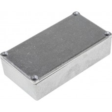 Grey Die Cast Aluminium Enclosure, Grey Lid, 111 x 60 x 30mm