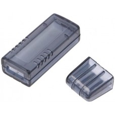 KM-205 TR-S, Корпус: для USB, Х: 20мм, Y: 66мм, Z: 12мм, ABS, на защелки