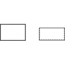 ABS module enclosure, (L x W x H) 12 x 12 x 15 mm, black (RAL 9005), IP00, A8012159