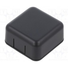 1551SNAP1BK, Корпус: универсальный; Х: 40мм; Y: 40мм; Z: 20мм; ABS; черный