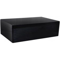 Black Fibreglass Reinforced Polyester Enclosure, IP66, Black Lid, 600 x 250 x 121mm