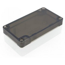 1554C2GYSL, 1554 Series Polycarbonate Enclosure, IP68, 4.7 x 2.6 x 1.6in