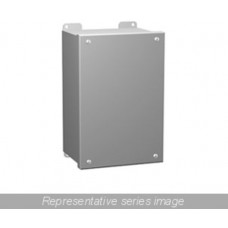 1436F, Electrical Enclosures N12 Lift Off, Screw Cover Encl - 7.2 x 6.2 x 3.00 " - Steel/Gray