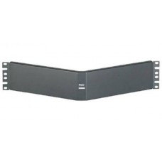 CPAF2BLY, Metal, Steel Panel, Front 19.000" L x 3.489" W x 4.161" H (482.60mm x 88.10mm x 105.70mm) Black