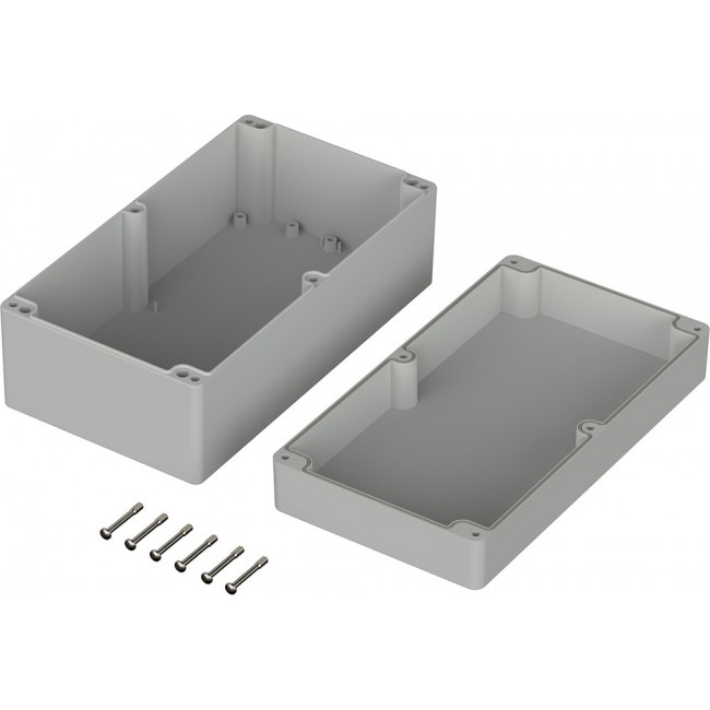 02255000, Enclosures for Industrial Automation ENCLOSURE, EUROMAS PC, 360 X 200 X 149.5MM, POLYCARBONATE, LIGHT GREY, M 255 [032036150]