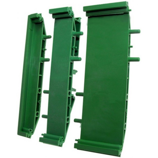 CIME/M/SE2250SSGREEN, DIN Rail Support End Section, Mini, 22.5x20x92mm, Green, Polyamide, IP20