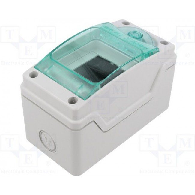 13975, Enclosure: for modular components; IP65; light grey; No.of mod: 3