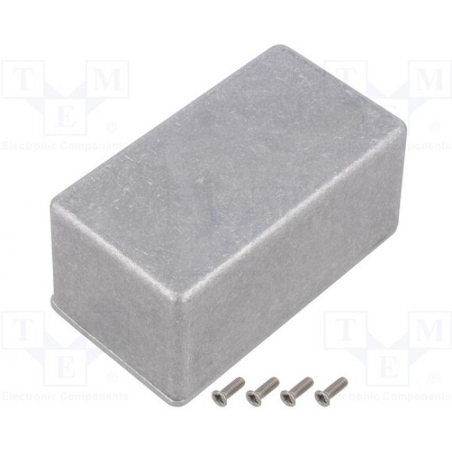 459-0040, Metal Enclosure 459 114.3x64.5x54.9mm Aluminium Alloy Plain Aluminium IP54