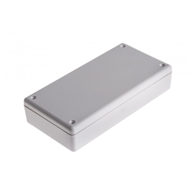 White ABS Enclosure, White Lid, 170 x 85.5 x 35.5mm