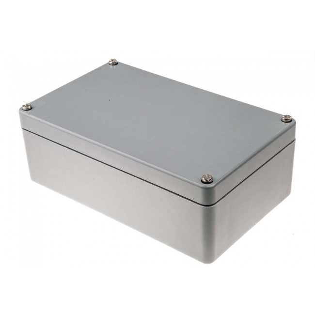 Polyester enclosure, (L x W x H) 260 x 160 x 91 mm, gray (RAL 7000), IP66, 021626090