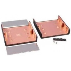 1598PLB-AL, Enclosures, Boxes, & Cases ALUMINUM ENDPLATE SET