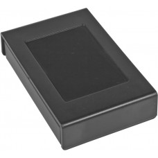 Black ABS Enclosure, IP40, IK07, Black Lid, 108.1 x 69.2 x 24.5mm