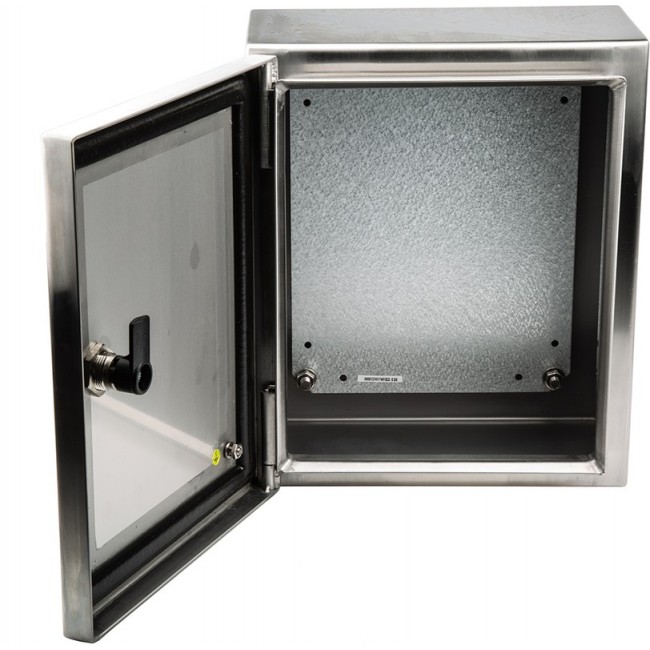 304 Stainless Steel Wall Box, IP66, 300 mm x 250 mm x 150mm