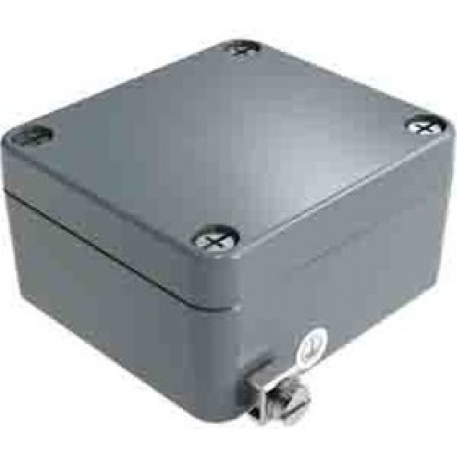 Grey Die Cast Aluminium Enclosure, IP66, IK09, Grey Lid, 34 x 58 x 64mm