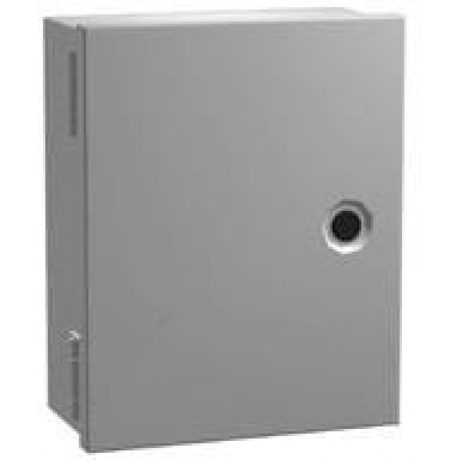 N1J10106, Electrical Enclosures N1 Enclosure w/panel - 10 x 10 x 6 - Steel/Gray