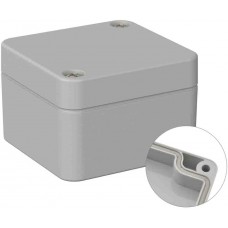 Grey ABS General Purpose Enclosure, IP66, IK07, Grey Lid, 50 x 52 x 35mm