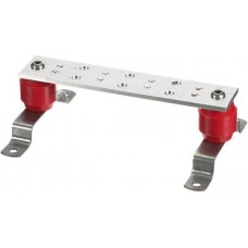 GB2B0304TPI-1, 1/4" x 2" x 10" Grounding Busbar.