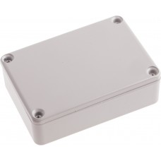 Grey Die Cast Aluminium Enclosure, Grey Lid, 79.9 x 54.9 x 25.5mm