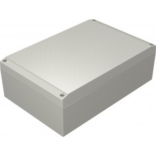 041624080, Aluform Series Grey Die Cast Aluminium Enclosure, IP66, IK09, Grey Lid, 240 x 160 x 81mm