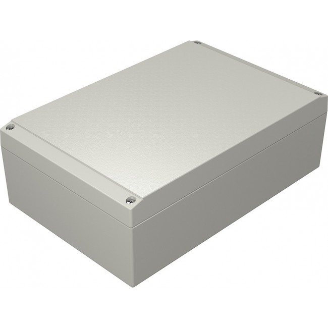 Aluminum enclosure, (L x W x H) 240 x 160 x 81 mm, gray (RAL 7038), IP66, 041624080