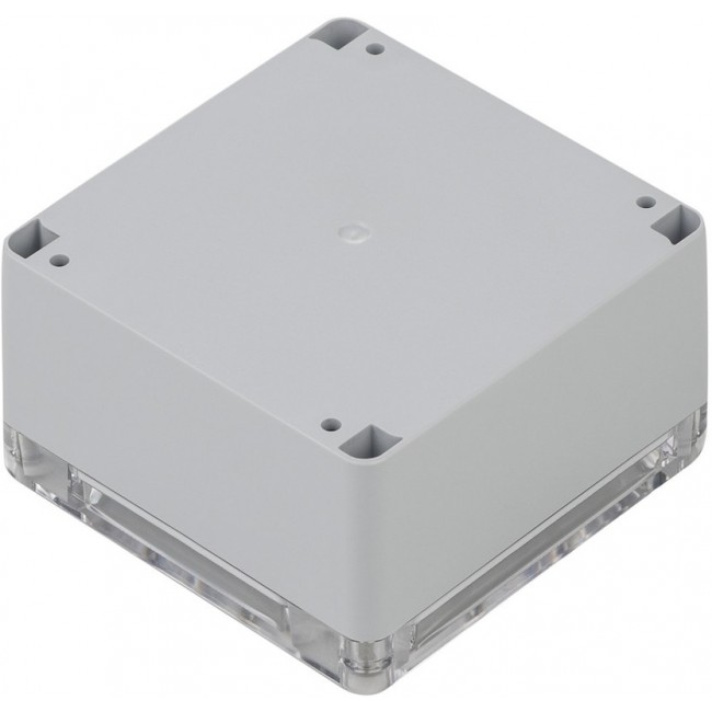 Grey ABS, Polycarbonate Enclosure, IP67, IK07, 105 x 105 x 60.1mm