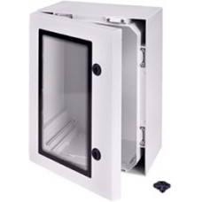 ARCA 403021W NO MP, ARCA Series Polycarbonate Wall Box, IP66, Viewing Window, 400 mm x 300 mm x 210mm