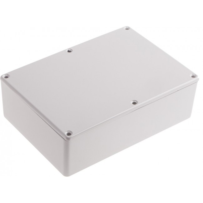 Grey Die Cast Aluminium Enclosure, Grey Lid, 171.9 x 120.9 x 55mm