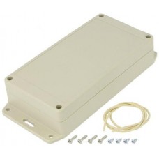 RP1165BF, Box ABS Gray Cover Included 7.680" L x 3.440" W (195.07mm x 87.38mm) X 1.570" (39.88mm)