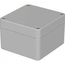 PC enclosure, (L x W x H) 82 x 80 x 55 mm, light gray (RAL 7035), IP65, 02210000