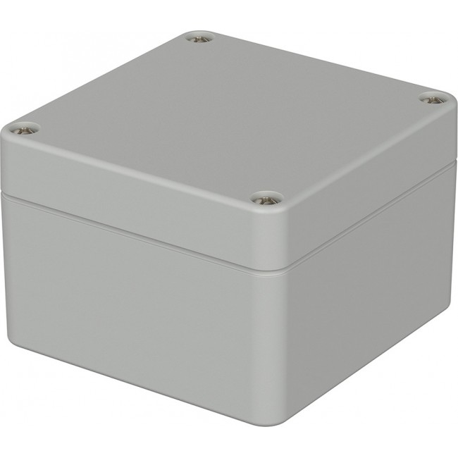 02210000, Enclosures for Industrial Automation ENCLOSURE, EUROMAS PC, 82 X 80 X 55MM, POLYCARBONATE, LIGHT GREY, M 210 [030808060]