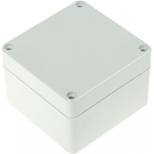 02210000, Enclosures for Industrial Automation ENCLOSURE, EUROMAS PC, 82 X 80 X 55MM, POLYCARBONATE, LIGHT GREY, M 210 [030808060]