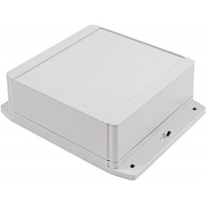 1555RF42GY, 1555F Series ABS Enclosure, IP66, Flanged, 6.3 x 6.3 x 2.46in