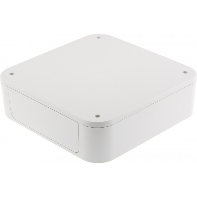 PF20-6-20W, PF Series White ABS Enclosure, IP40, White Lid, 200 x 200 x 60mm