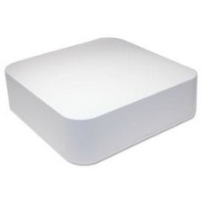 PF20-6-20W, PF Series White ABS Enclosure, IP40, White Lid, 200 x 200 x 60mm