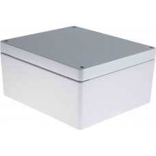 Grey Die Cast Aluminium Enclosure, IP66, Grey Lid, 230 x 200 x 110mm