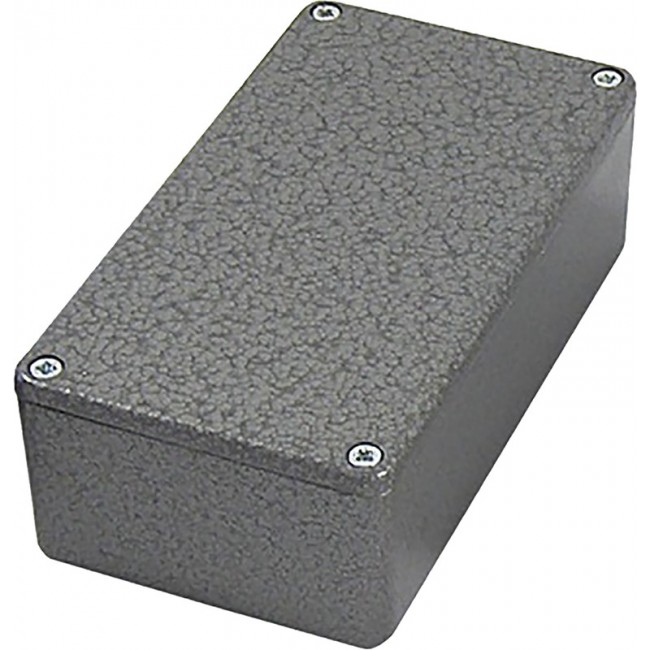 RTM5006/16-PAT, 5000 Series Black Die Cast Aluminium Enclosure, IP54, Black Lid, 192 x 112 x 61mm