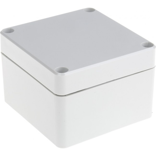 PC 080806 ENCLOSURE, Grey Polycarbonate Enclosure, IP66, IP67, 82 x 80 x 55mm