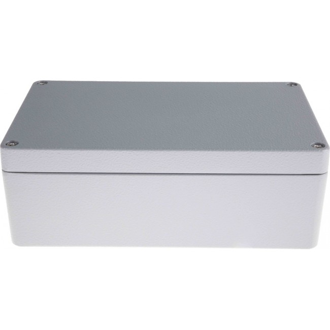 Grey Die Cast Aluminium Enclosure, IP66, Grey Lid, 260 x 160 x 90mm