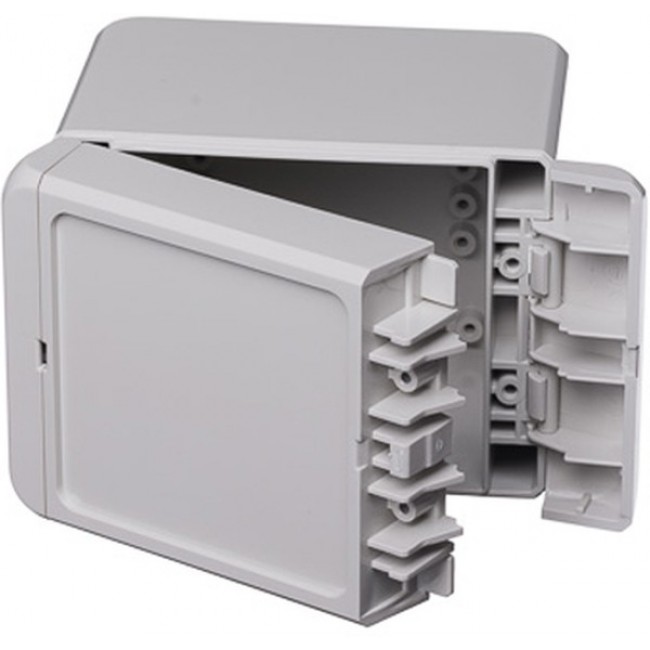 96032135 B 100809 ABS-7035, Bocube Series Light Grey ABS Enclosure, IP66, IP68, Light Grey Lid, 113 x 80 x 90mm