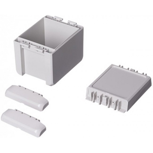 96032135 B 100809 ABS-7035, Bocube Series Light Grey ABS Enclosure, IP66, IP68, Light Grey Lid, 113 x 80 x 90mm