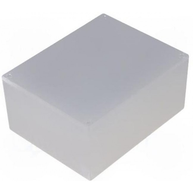 Die-cast aluminum RF shielding enclosure, (L x W x H) 120 x 95 x 57 mm, natural, IP54, 26908PSLA