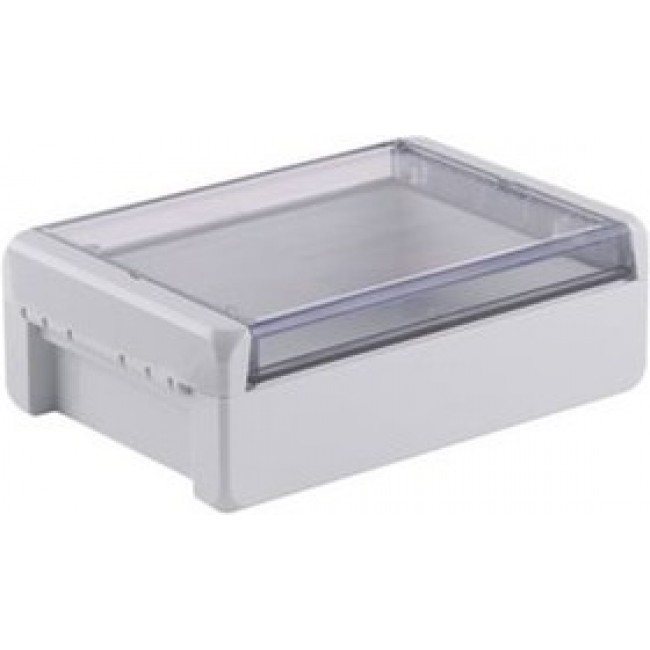 B 181306 PC-V0-G 7035, Enclosure Bocube 125x191x60mm Light Grey Polycarbonate IP66 / IP68