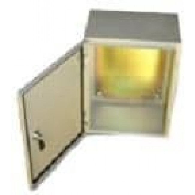 SNB-3732, Light Gray Steel Wall Mount NEMA Box - External 11.81 x 9.84 x 7.87 Inches - Internal 10.22 x 8.25 x 7.29 Inches