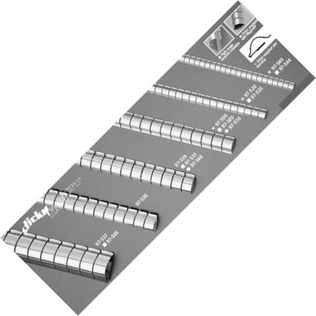 0097065617, EMI Gaskets, Sheets, Absorbers & Shielding L16" xW.198" xH.25" CLIP PERPENDICULAR